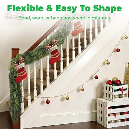 2025 Premium Christmas Artificial Cedar Garland🎄 (6 FT / 1.8 M)