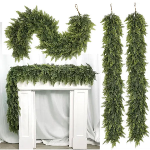 2025 Premium Christmas Artificial Cedar Garland🎄 (6 FT / 1.8 M)