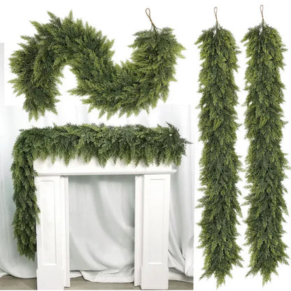 2025 Premium Christmas Artificial Cedar Garland🎄 (6 FT / 1.8 M)