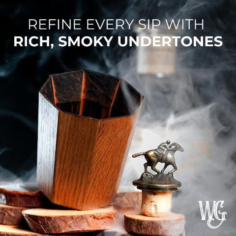 Handmade and Charred Drinking Vessel – Ideal Whiskey Glass for Whiskey Consumption