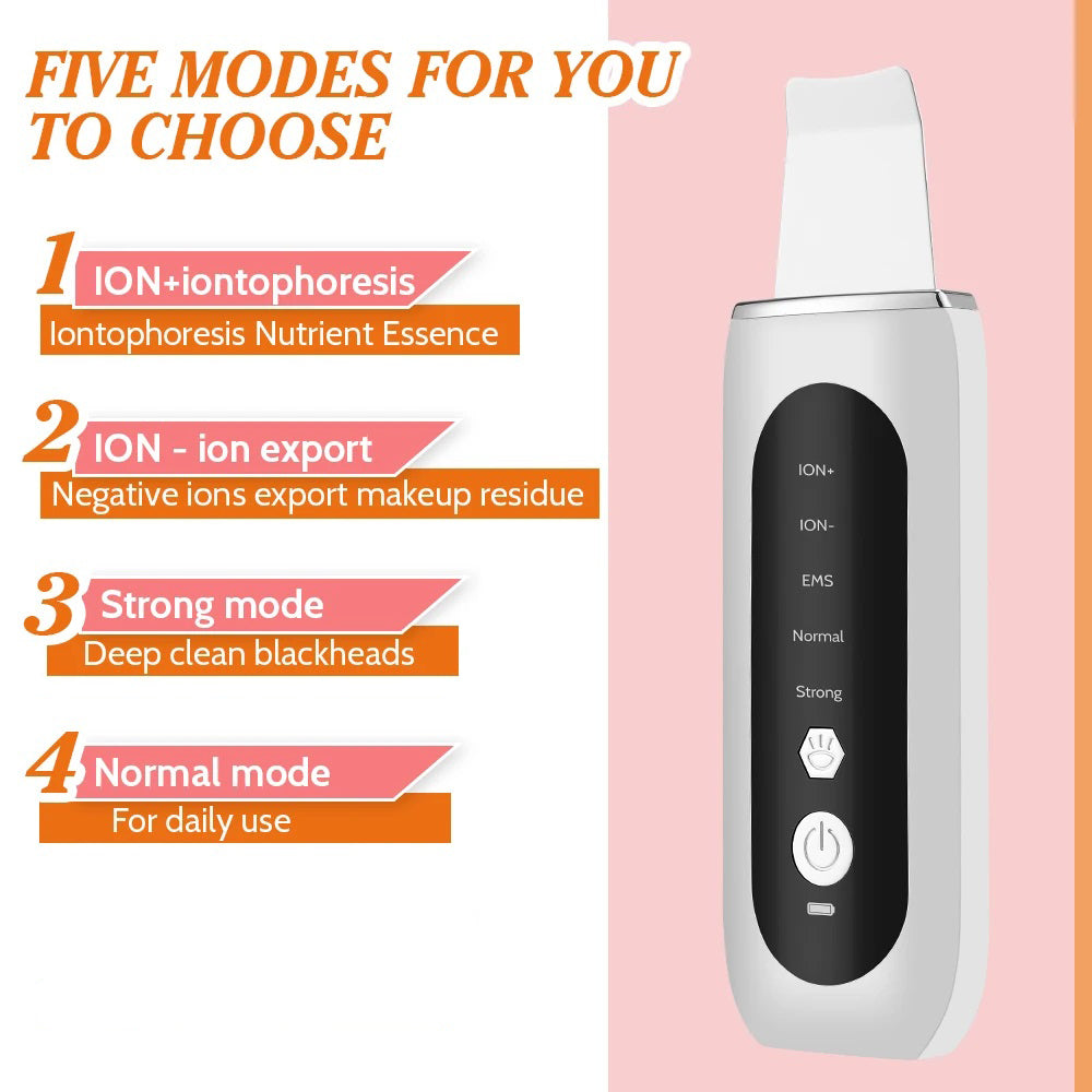 Electric Skin Scraping & Pore Cleaner – 5-Speed Beauty Device