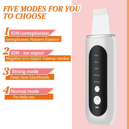 Electric Skin Scraping & Pore Cleaner – 5-Speed Beauty Device