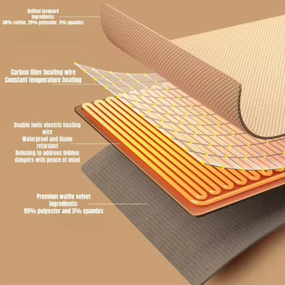 Wearable Electric Heating Blanket – 3 Levels, USB Powered, Washable, for Home, Office & Outdoor Use