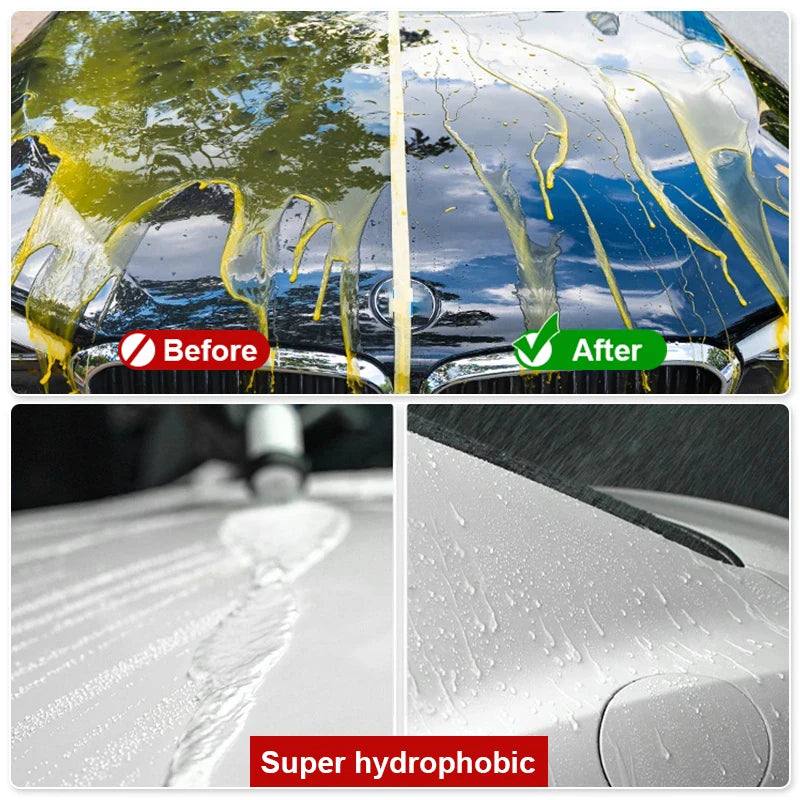 3-in-1 Car Ceramic Nano Coating – Hydrophobic Paint Protection & Polish