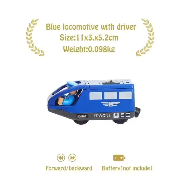 Magnetic Train Toys Electric Car Locomotive Diecast Slot Wooden Railway Accessories fit for Brand Wooden Tracks Kids Toys