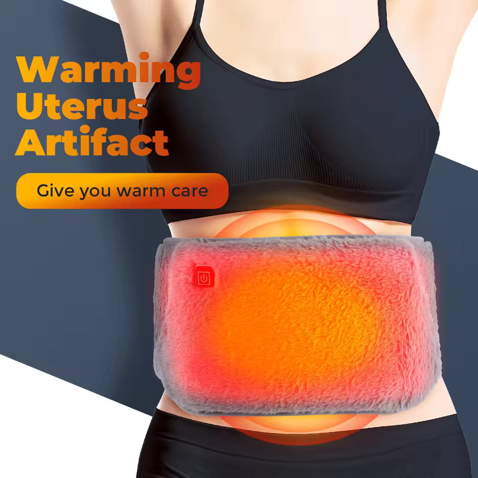 Graphene Menstrual Heating Belt – Adjustable Waist Pad with 3-Level Temperature Control