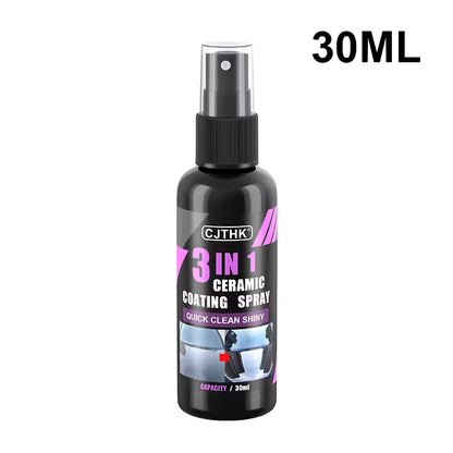 3-in-1 Car Ceramic Nano Coating – Hydrophobic Paint Protection & Polish