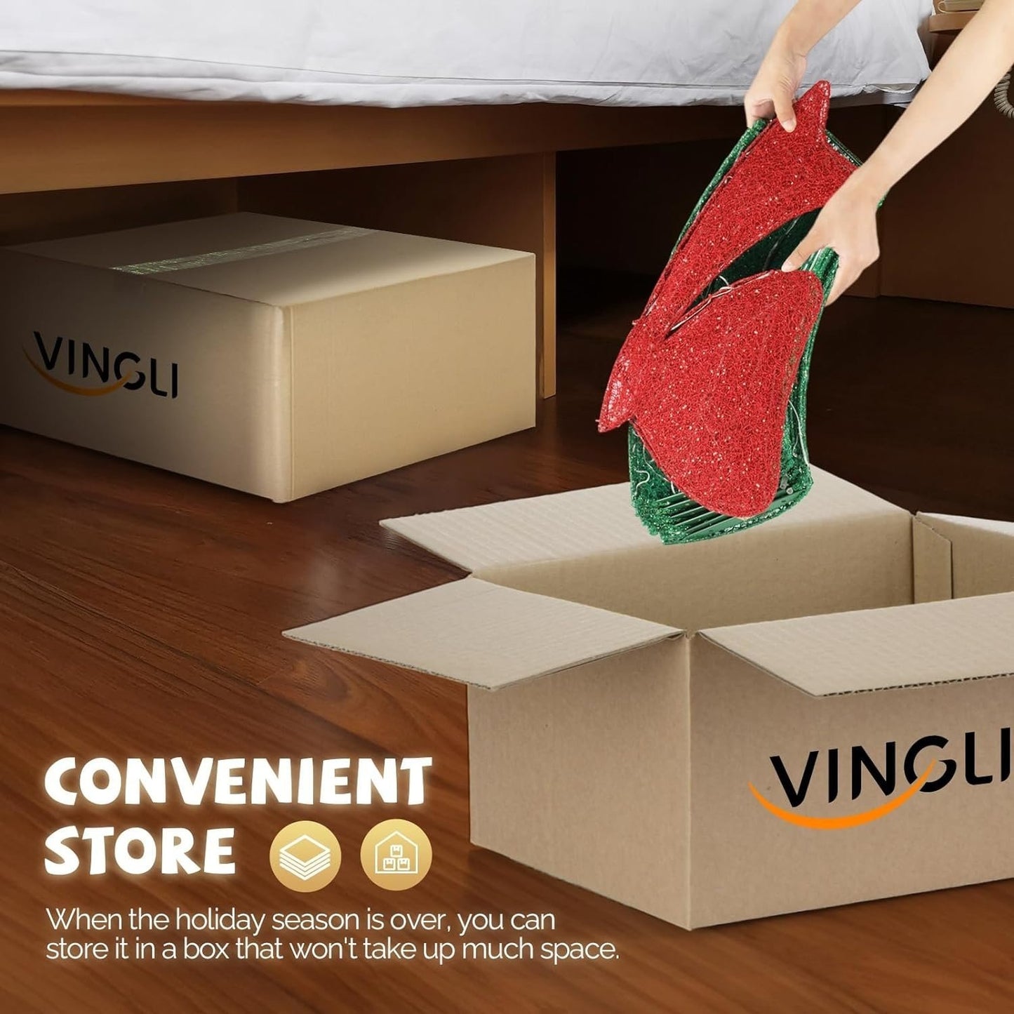 Pre-Lit Luxury Large Christmas Wreath – Perfect for Outdoor Elegance